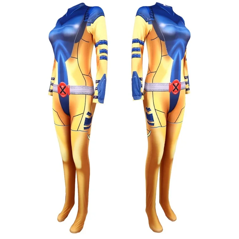 

2025 aaa 1997X-MenX комбинезон с изображением Феникса, боди, костюм для косплея на Хэллоуин, маскарадные карнавальные наряды для вечеринок для взрослых женщин