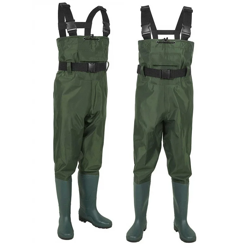 Nylon waders, large pockets, high-grade, fishing clothes, full-body waterproof, unisex one-piece, fishing pants