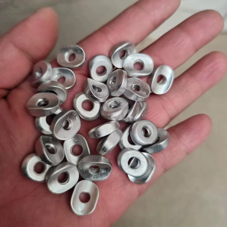 Image of Direktmontage-Frontschaltausrüstungs-Unterlegscheibe aus Aluminiumlegierung, Halbmondförmige Unterlegscheibe, Fahrradschraube