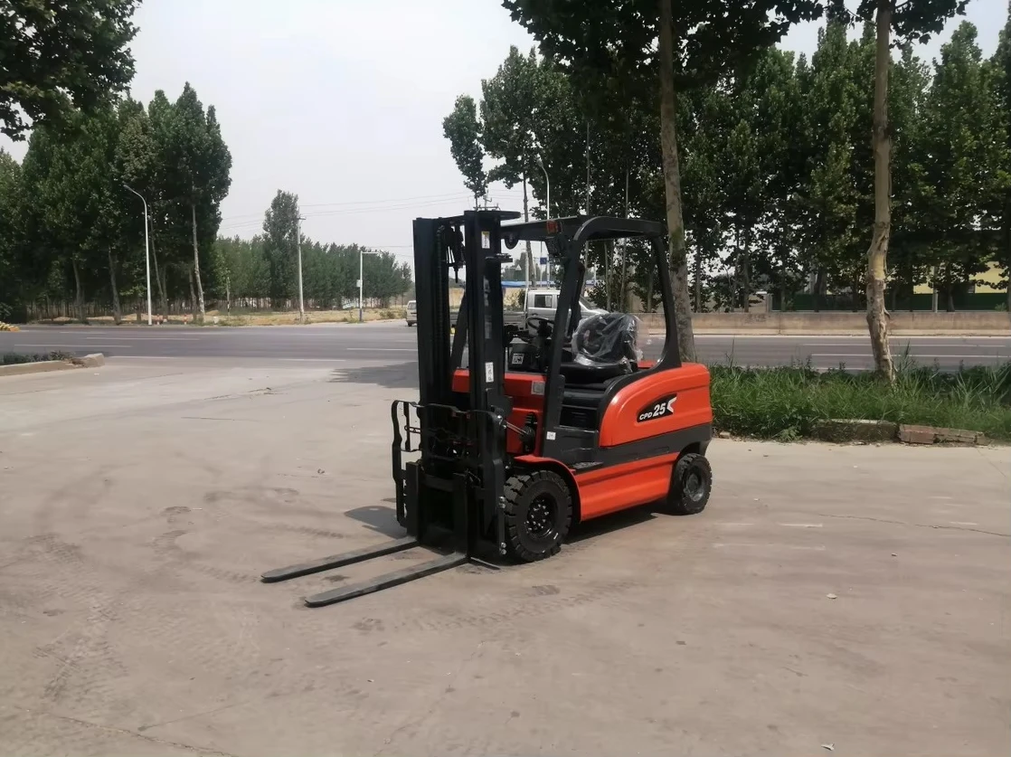 Free delivery 1 ton 1.5 2 3 electric forklift lift height 3m-7m small forklift rough all-terrain stacker