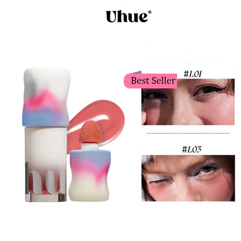 Uhue liquide Blush mat doux multi-usage fard à joues rouge à lèvres fard à paupières facile à appliquer longue durée naturel visage joue teinte maquillage
