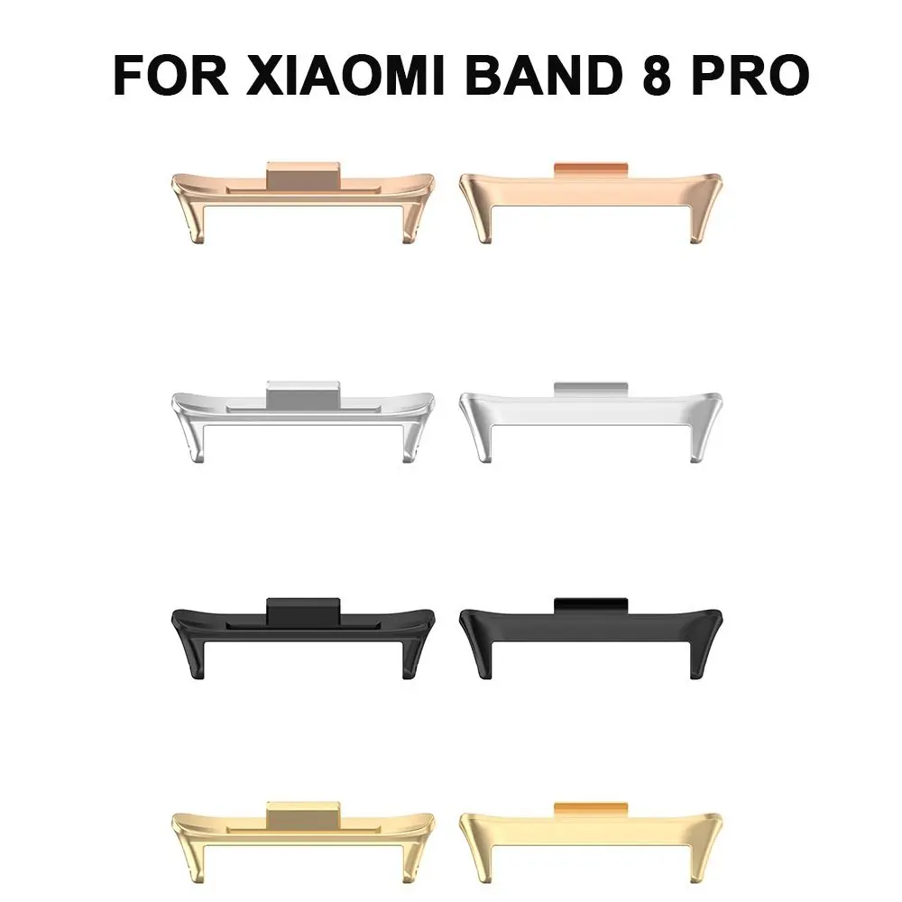 2Pcs New Metal Strap Adapter Watchband Wristband Watchband Connector 20MM Accessories Wristband Adapter for Xiaomi Band 8 Pro