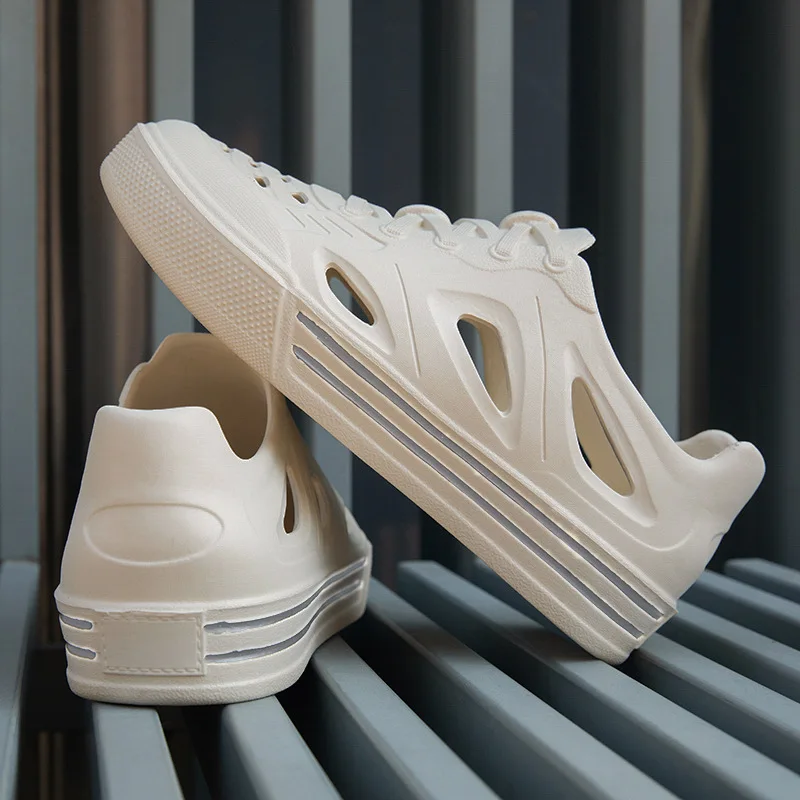 

2025 Summer wear hole shoes for men and women the same couple beach Internet celebrities EVA Lightweight driving hollow sandals