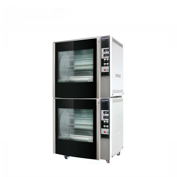 Commercial 2-Layer Luxury Kitchen Chickens Vertical Rotisserie Oven