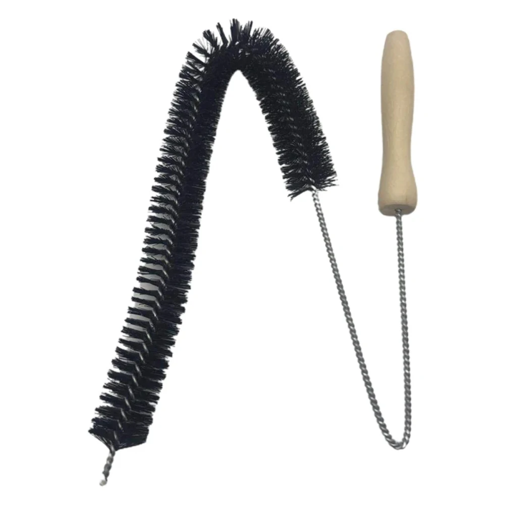 

Щетка для глубокой чистки труб Гибкая щетка для чистки Черный инструмент для очистки слива Удобная ручка Гладкий черный цвет