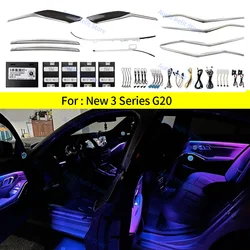 11 Colours RGB LED Ambient Light For BMW New 3 Series G20 Car Center Console Door Speaker Cover Decorative Lamp Modified Parts
