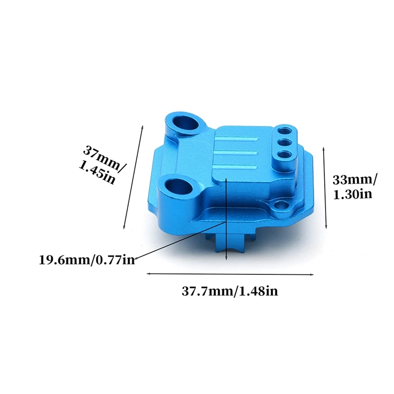 RC Car Upgrade Transmission Cover  For Tamiya TA01 TA02 Df0l Top Force Manta Ray RC Car Upgrade Accessories Blue