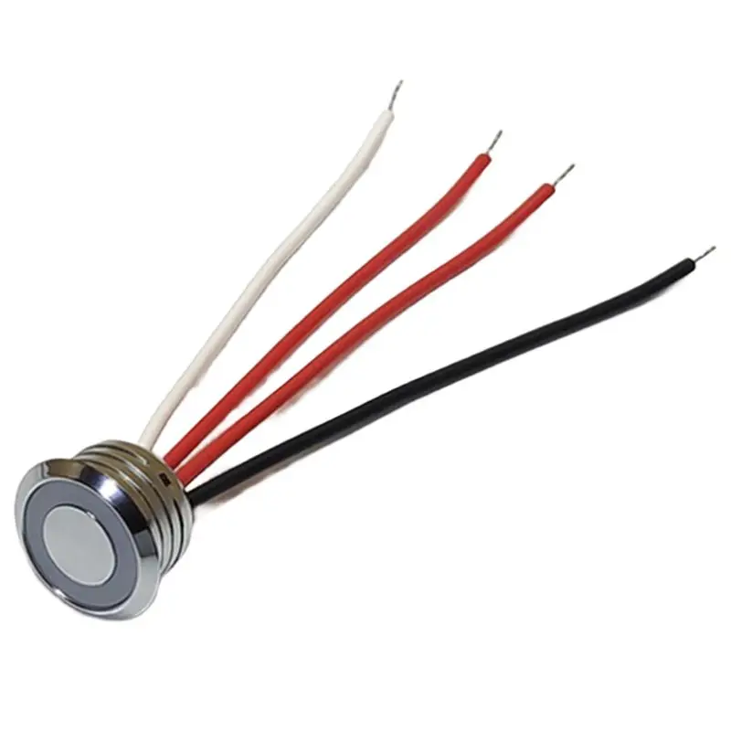 AFOURT-LED Strip Dimming Touch Sensor Switch Button Control Dual Memory Function LED Bed Wall Cabinet Stepless Dimmer