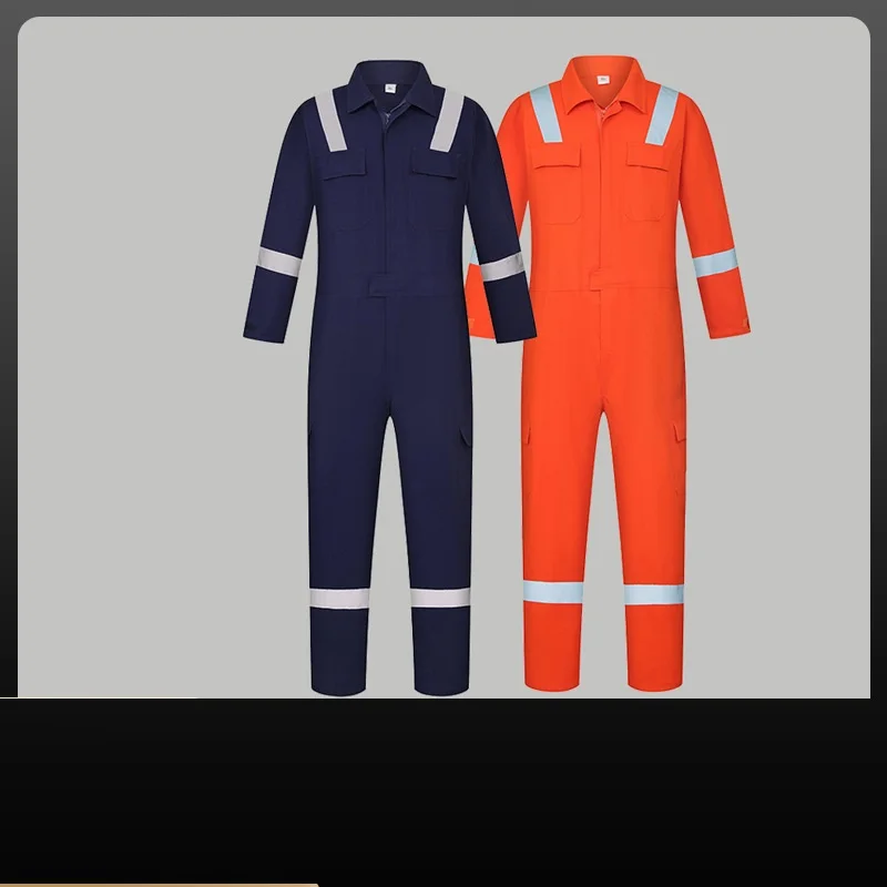 Electrical Working Overalls Workshop Hi Vis Safety Work Coveralls Dust Proof Reflective Safety Miner Mariner Uniforms Mechanical