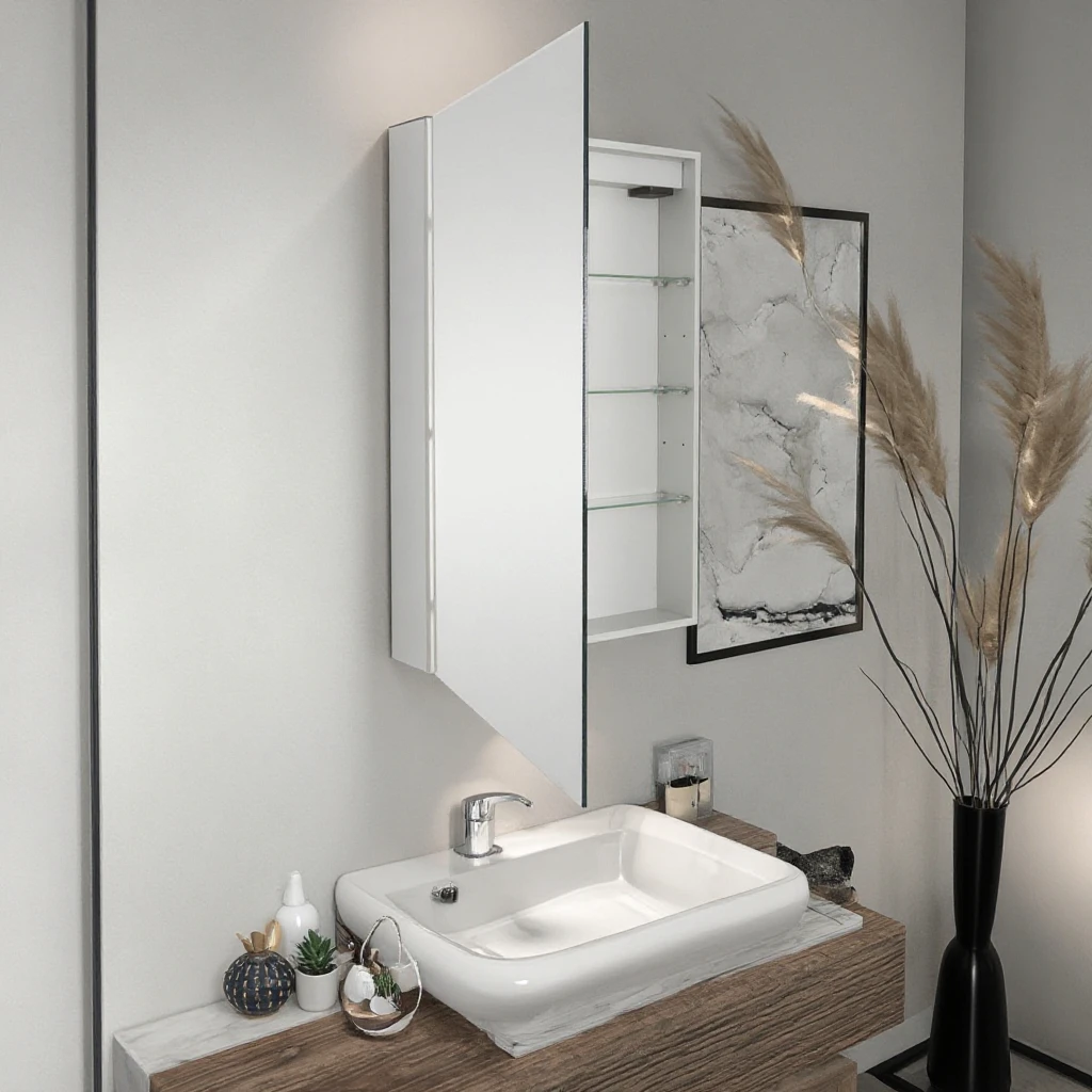 

Waterproof Storage Cabinet for Home & Hotel Surface Mounting Bathroom Vanities