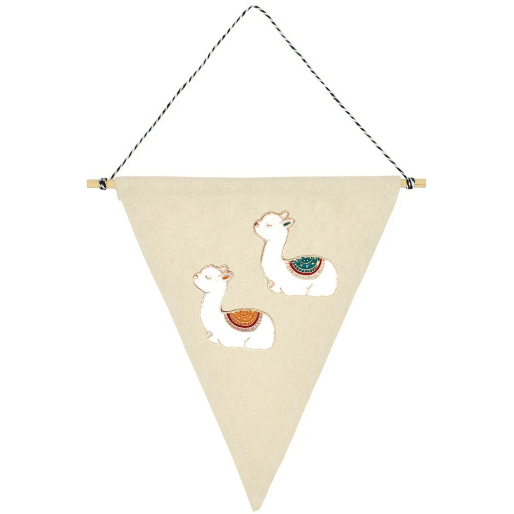

2Pcs Badge Brooch Display Banner Material Pennant Hanging Wall Display for Collections Party Decoration Pin Organizer