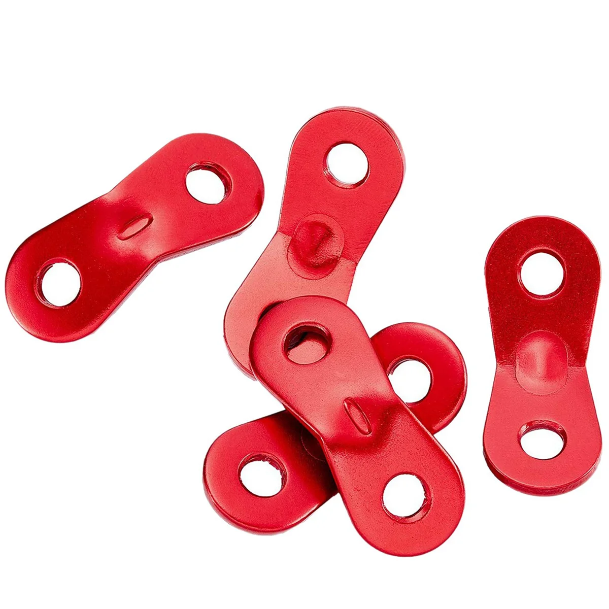 120 Pcs Aluminum Alloy Rope Cord Adjuster,Tent Tensioners Rope Adjuster Tent Rope Adjusters Red