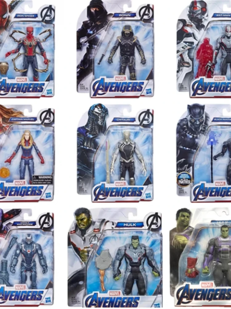 Hasbro Marvel les Avengers Captain America Iron Man Hulk Thanos figurines d'action articulations poupée mobile décorations de bureau cadeau pour enfants