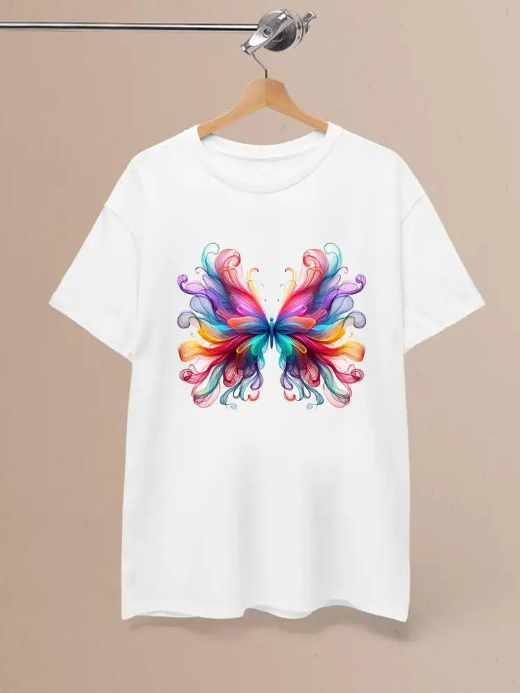 Love Letter Style Cute Short Sleeve Tshirts Lady Clothing Casual Wear Tee Top Graphic T-shirts T Female Women Fashion Clothes