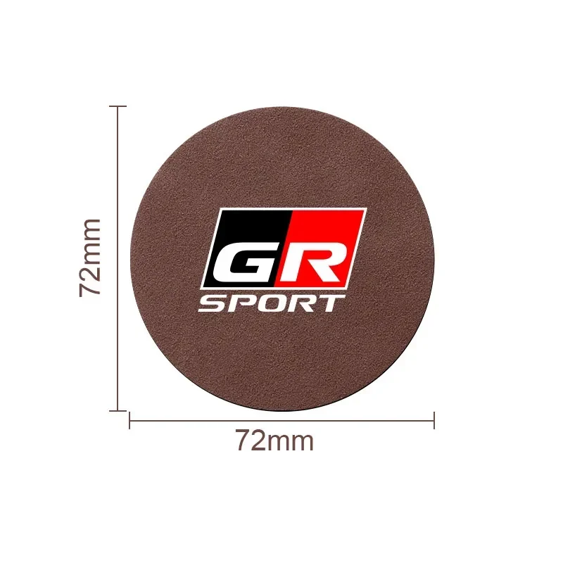 شارة كأس السيارة كوستر مقاوم للماء عدم الانزلاق غربلة واقية تسرب الصحن لتويوتا GR كورولا بريوس أفينسيس غازو سباق تويوتا هايلكس