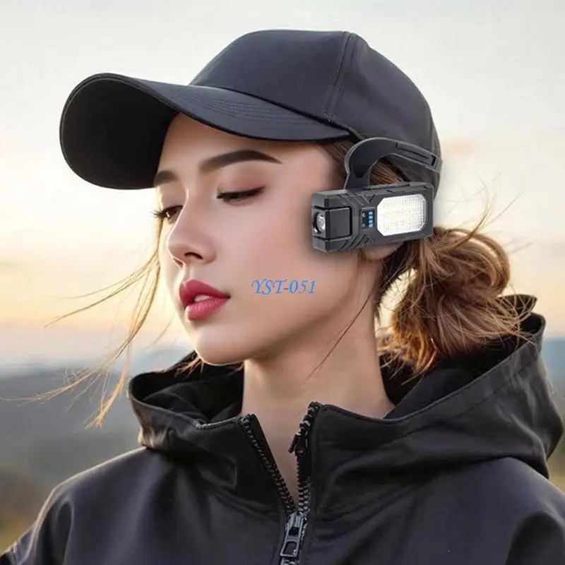 

E15A Head Light with Intelligent Gesture Recognition Ergonomic Ear Mounted Lighting