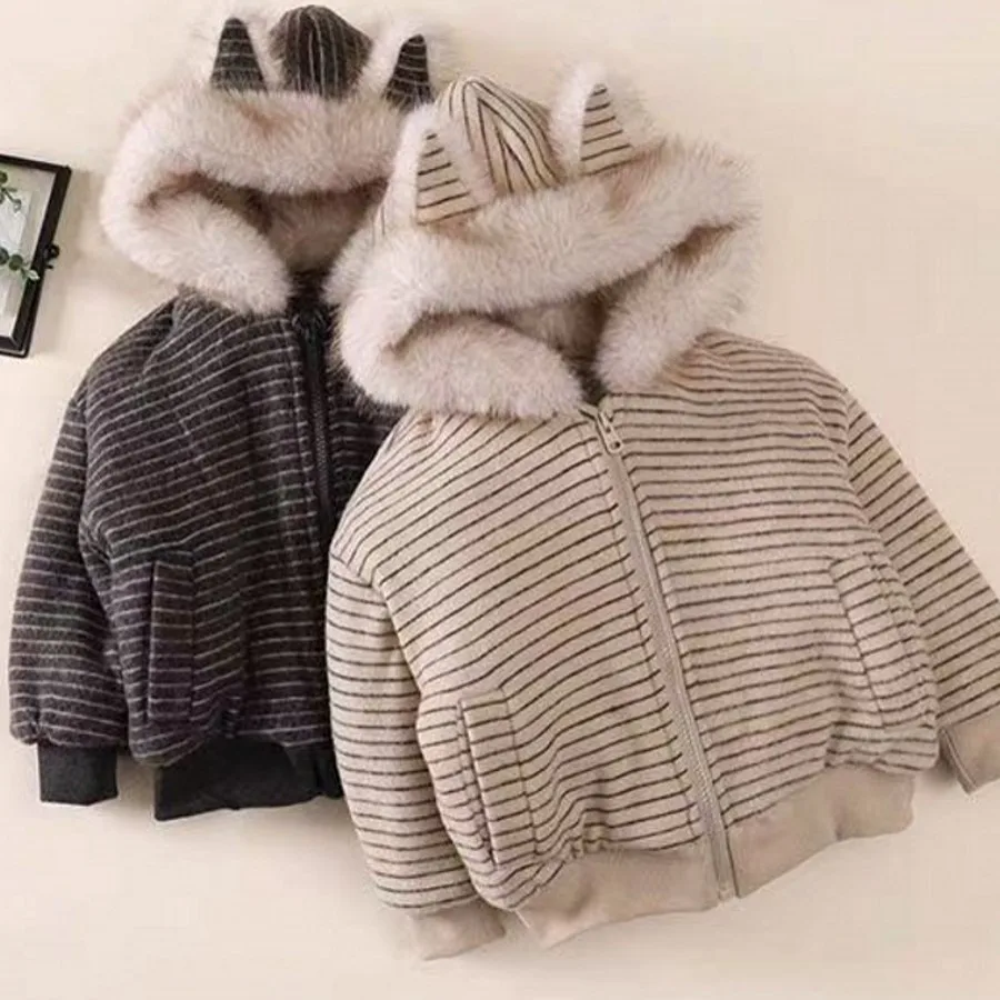 

Новые куртки для мальчиков, плотные детские пальто, верхняя одежда для маленьких детей, зима-осень 2025-211