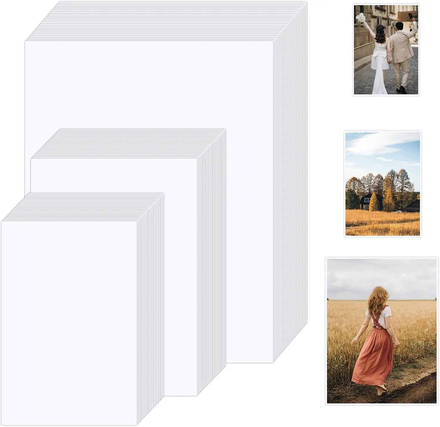 

Глянцевая фотобумага 4x6, 5x7, 8.5x11 дюймов для струйных принтеров - идеально подходит для фотографий, листовок, брошюр