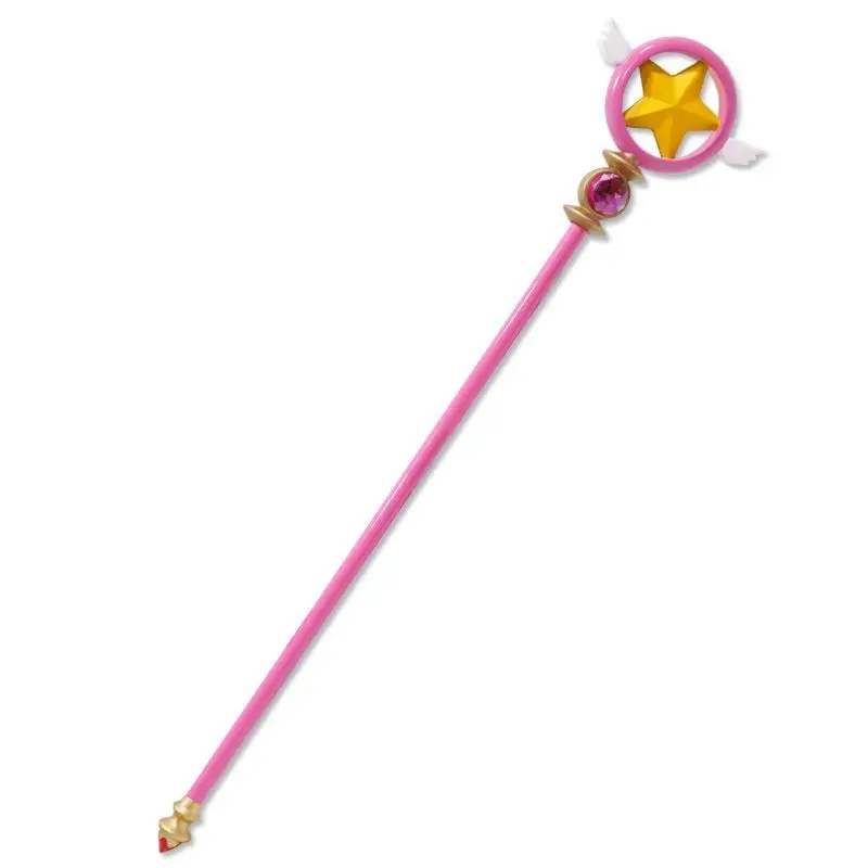 Anime Cardcaptor Sakura Kinomoto Sskura Cosplay Magic Stick Wand Clow Card Sakura Magic Circles Halloween Christmas Party Cosplay Props