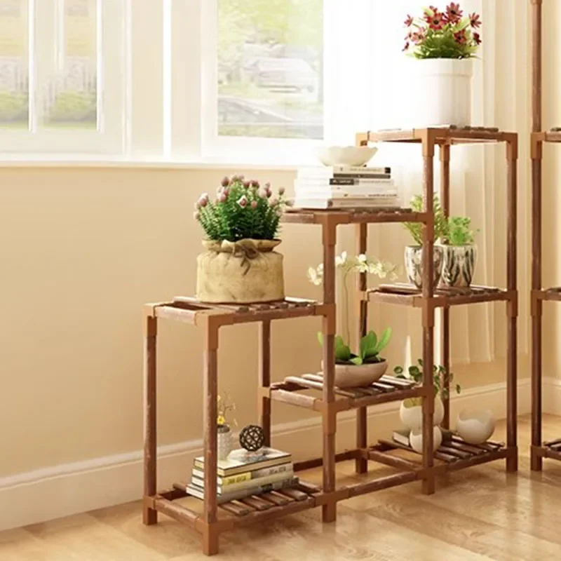 Flowerpot Display Garden Plant Shelf Balcony Indoor Support Storage Plant Shelf Outdoor Estante Para Plantas Home Furniture