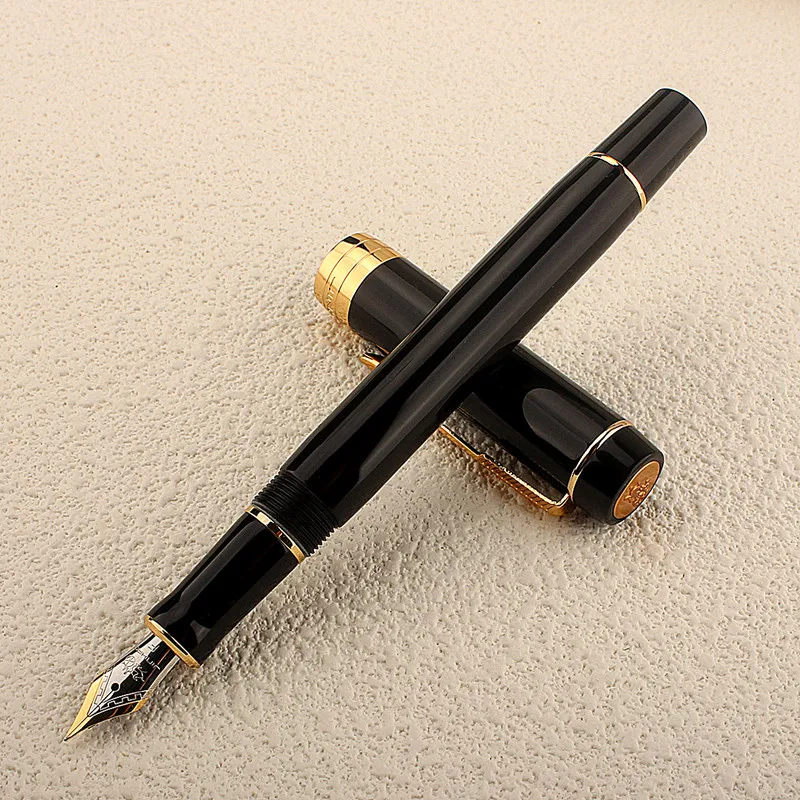 Jinhao 100 Mini Centennial Resin Fountain Pen EF/F M / Bent Nib Golden Clip Business Office School Supplies Stationary