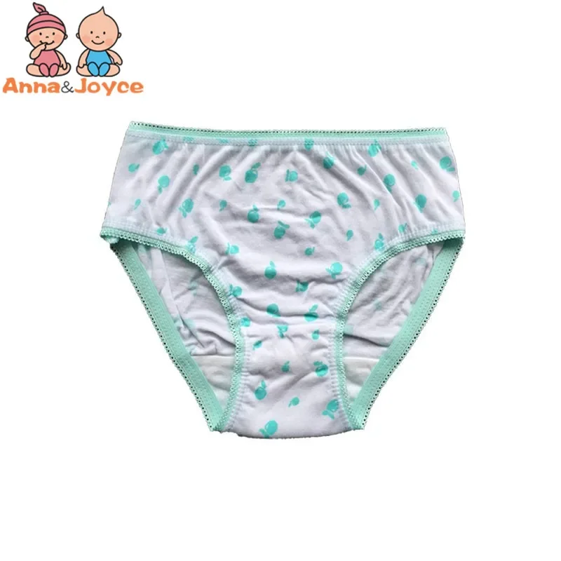 6 Pcs/Lot Baby Kids Girls Underwear Briefs Panties Short Colorful Cotton Underpants 2-12Years