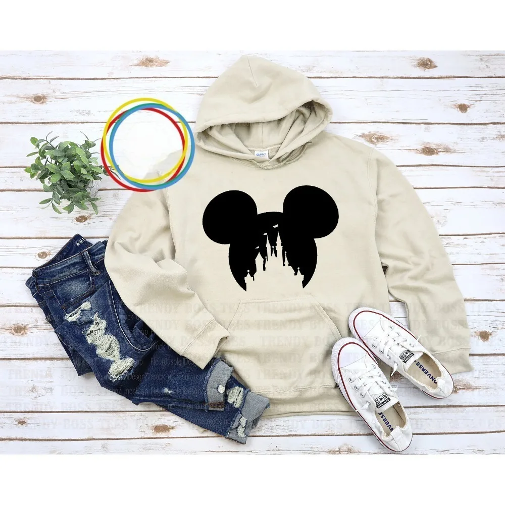 De Disney Mickey-themed bedrukte hoodie uit 2025 is een stijlvol en warm sweatshirt voor koppels voor herfst en winter