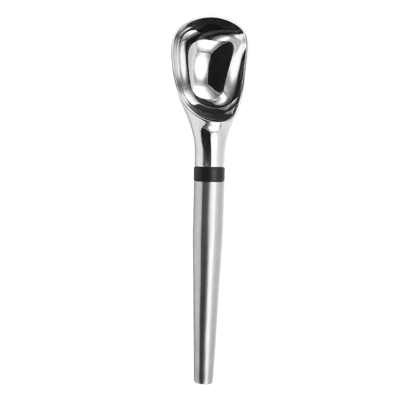 Ice Cream Scoop Solid Stainless Steel Thickened    Multipurpose Silver   