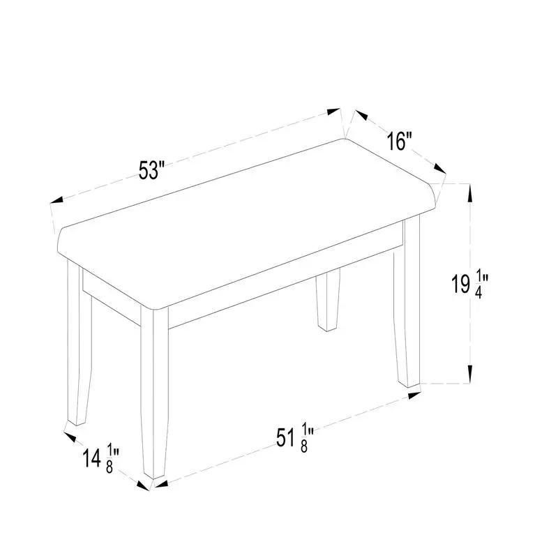 Grey Dining Bench - Stylish and Modern Seating for Kitchen or Dining Room, Perfect for Family Meals and Gatherings