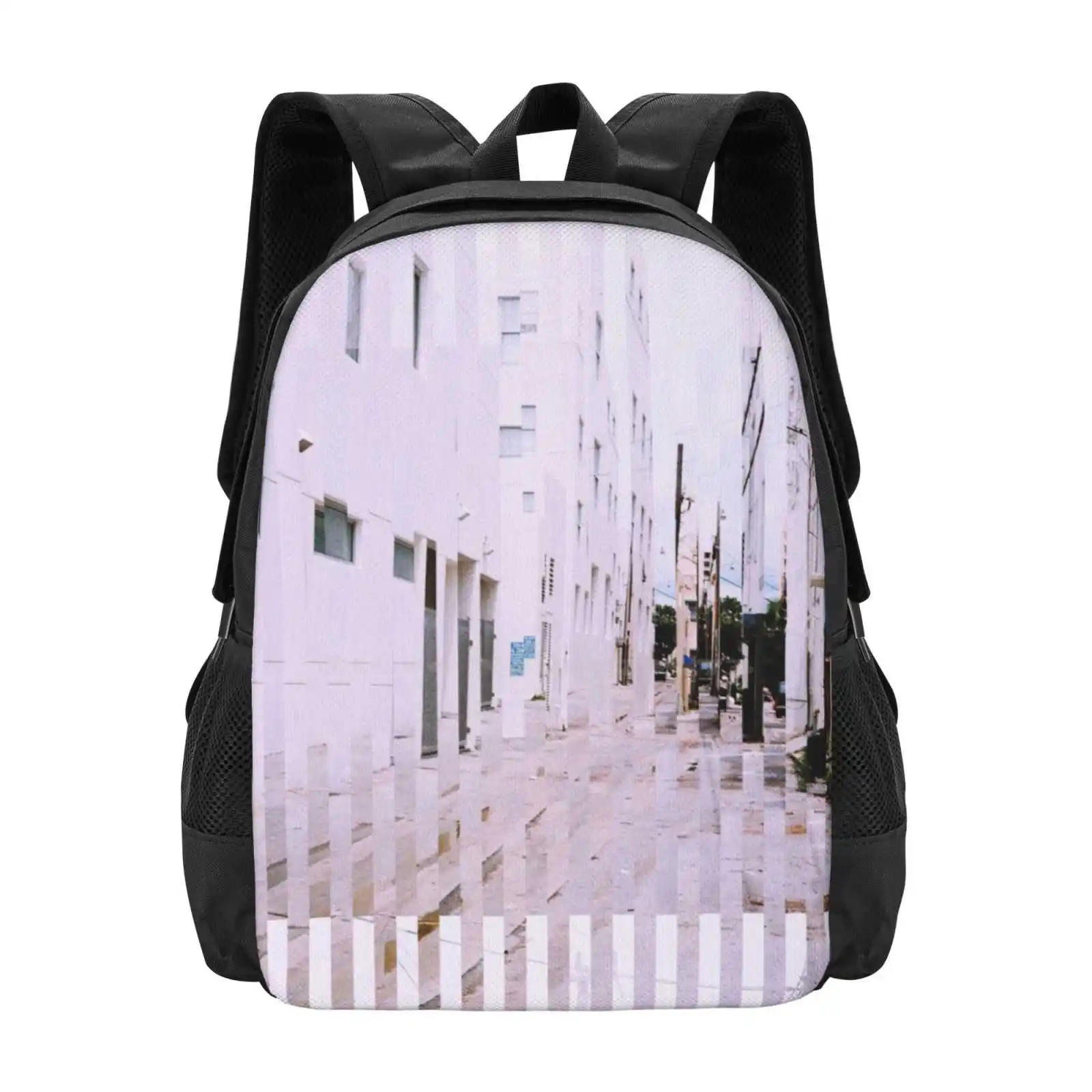 Entramados Del Espacio Iii Hot Sale Schoolbag Backpack Fashion Bags Photoshop Film Photography De Construction City Abstract