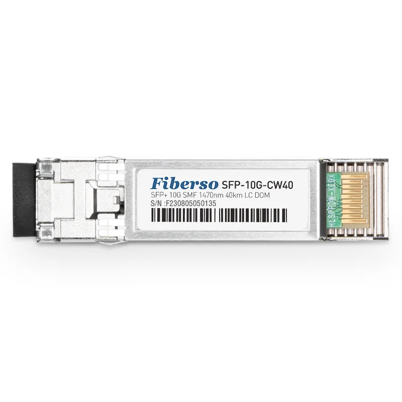 Fiberso-SFP-10g光ファイバートランシーバーモジュール,cwdm 40km, 1470-1610nm,SFP互換