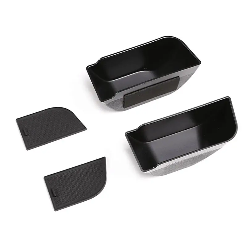 Unique 3X Door Side Storage Box Phone Organizer Tray For Land Rover Defender 90 110 2020 - 2022 Accessories With Non-Slip Pad