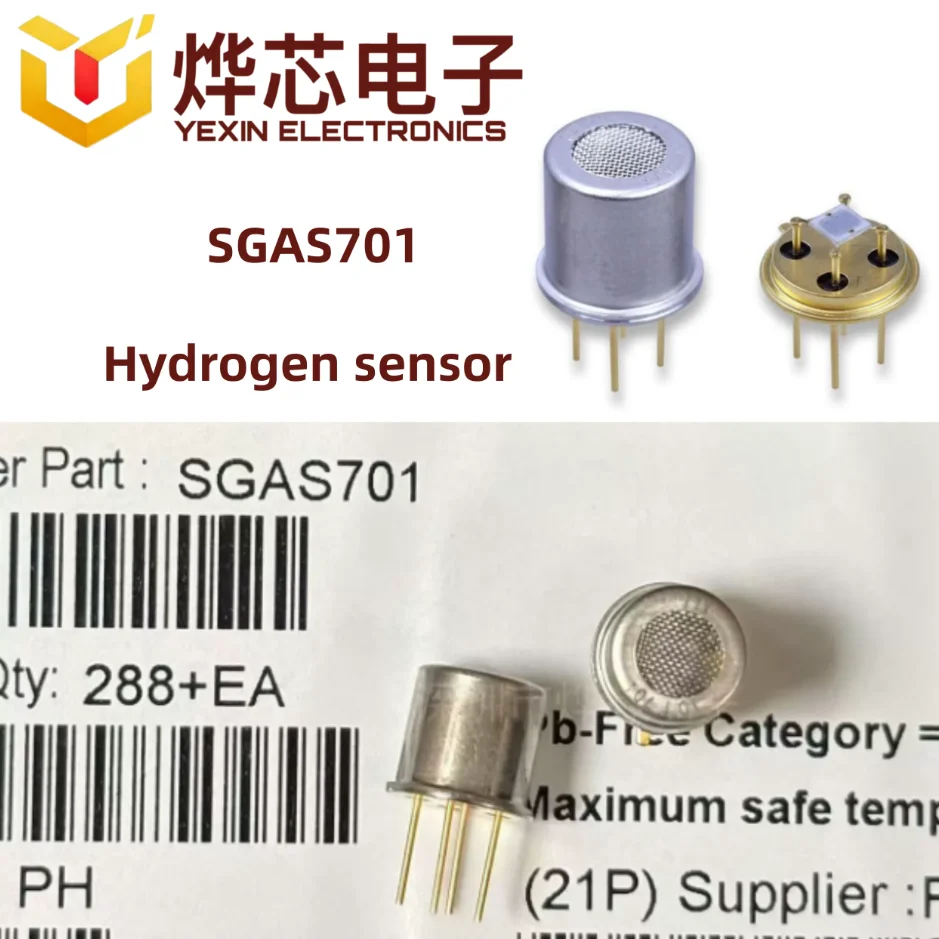 Sgas701 Brand New Original Dip-4 Hydrogen Sensor 1 ~ 1000 Ppm in Stock, Specifically Used for Detecting Trace Amounts of Hydrogen in the Air