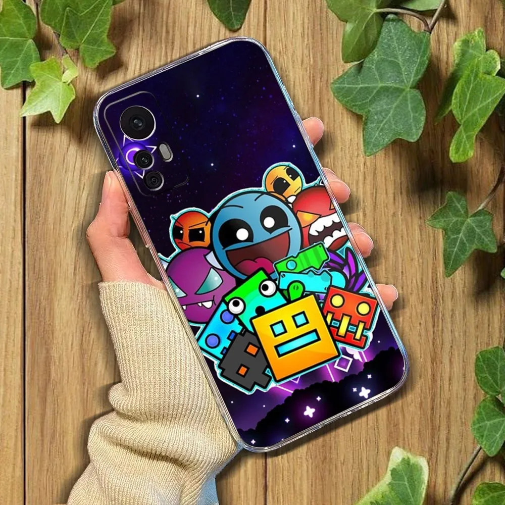 Yinuada Game G-geometry D-dash Phone Case For Xiaomi 11 Redmi Note 11 5G 8T 9A 9 10T Note8Pro Note9 12SUltra Transparent Case