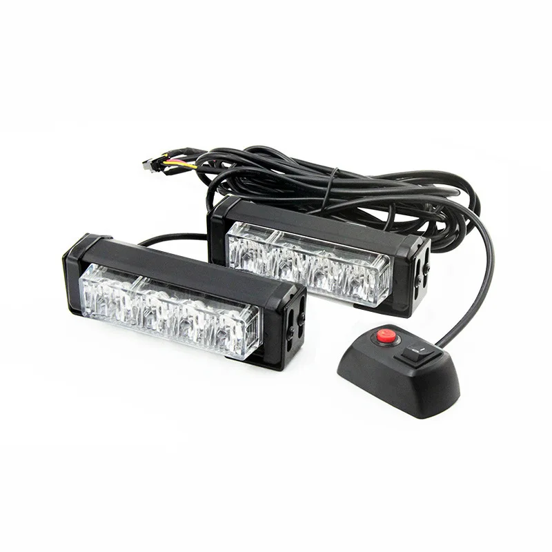 LED Medium Network Flash Light, General Modification Light for Cars and Motorcycles High-power  Warning Light