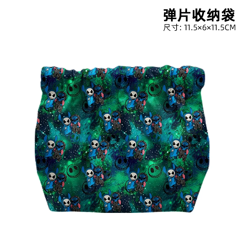 Disney Lilo Stitch Christmas T8188 Anime Briefcases Coin Bag Cartoon Makeup Bag Casual Purses Card Storage Handbag Gift