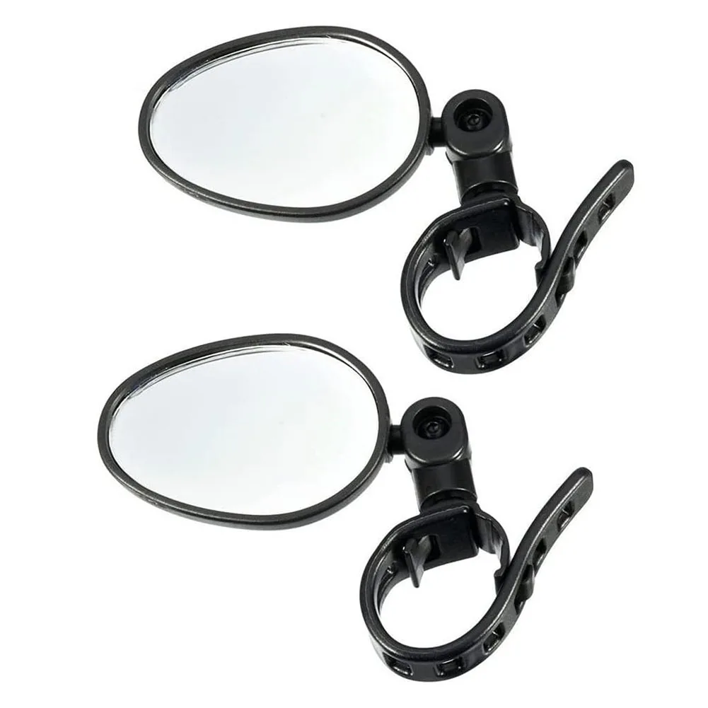 

2pcs Bike Mirror Rotaty Round Rear View Mirror MTB Road Bike Handlebar Mount Adjustable Mirror Cycling Accessories