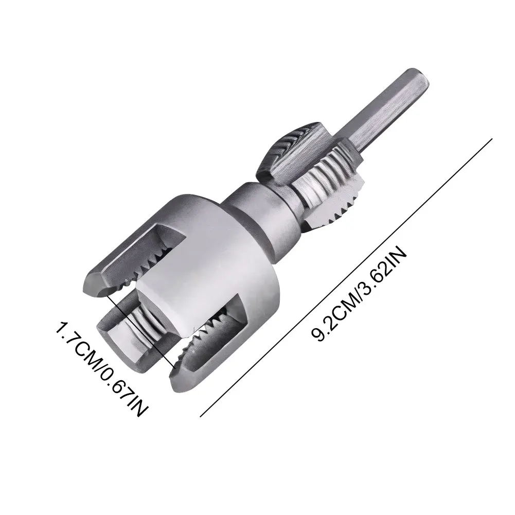 Strumento per infilare tubi interni ed esterni integrato Strumento per infilare tubi Strumento idraulico Strumento per filettatura tubi per trapano elettrico
