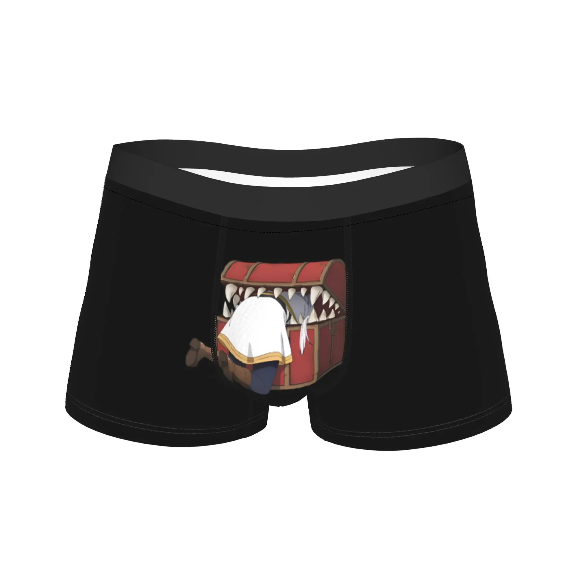 

Boxer Frieren Eaten By Mimic Anime Shorts Panties Briefs Men's Underwear Sousou No Frieren Soft Underpants for Male S-XXL