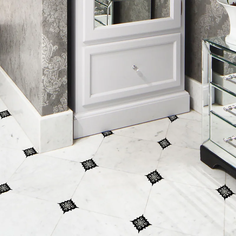 15-30pcs/set Adhesive Tile Decorative Sticker living room Corridor Waterproof Non-slip Diagonal Paper Gap Decoration Wall Decals