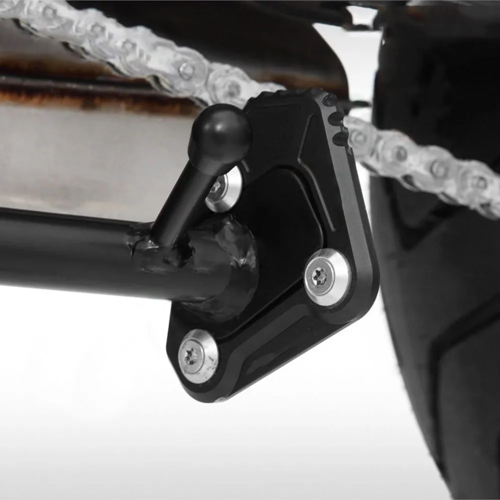 ل BMW F750GS F850GS Adventure F800 GS ADV 2018-2024 2023 مسنده القدم الجانب حامل تمديد وسادة دعم لوحة تكبير الوقوف