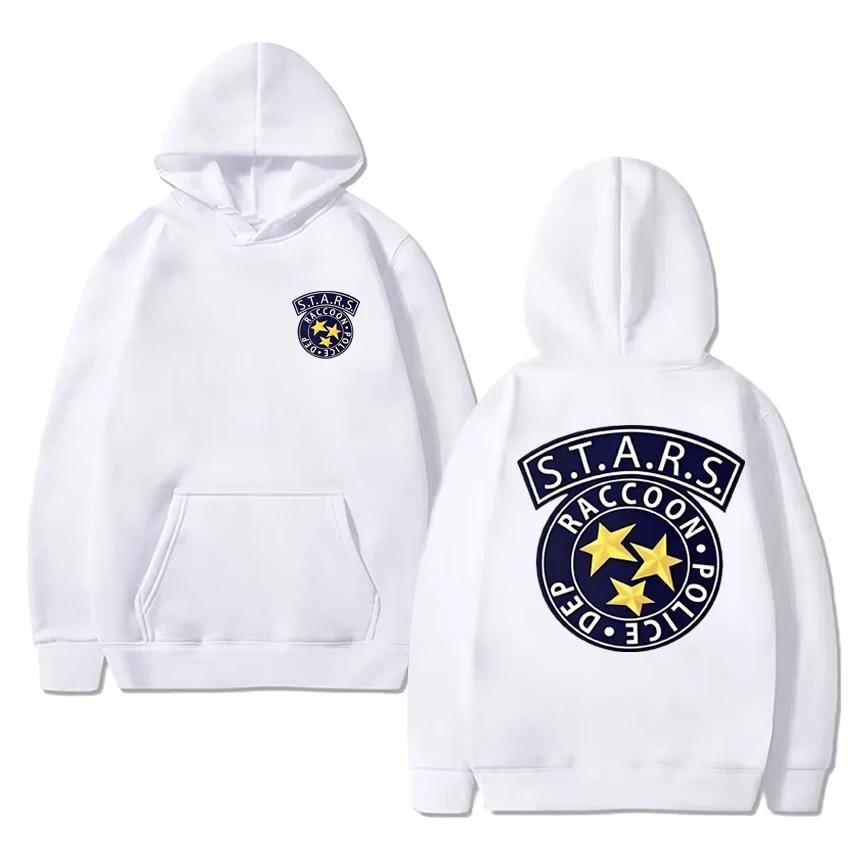 New in Limited Resident Evil Graphic Hoodie Men Women Harajuku fashion Y2k Sweatshirt Unisex Casual Fleece Long sleeve pullovers