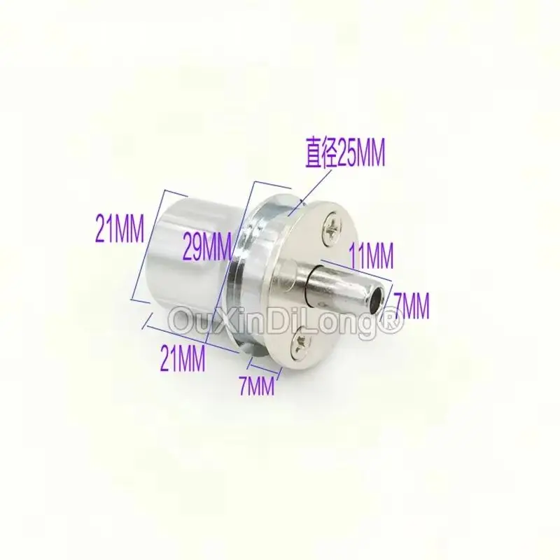 1PCS Sliding Glass Cabinet Showcase Door Lock Chrome Plated Jewelry Display Glass Cabinet Lock Same Keys FG1169 ﻿