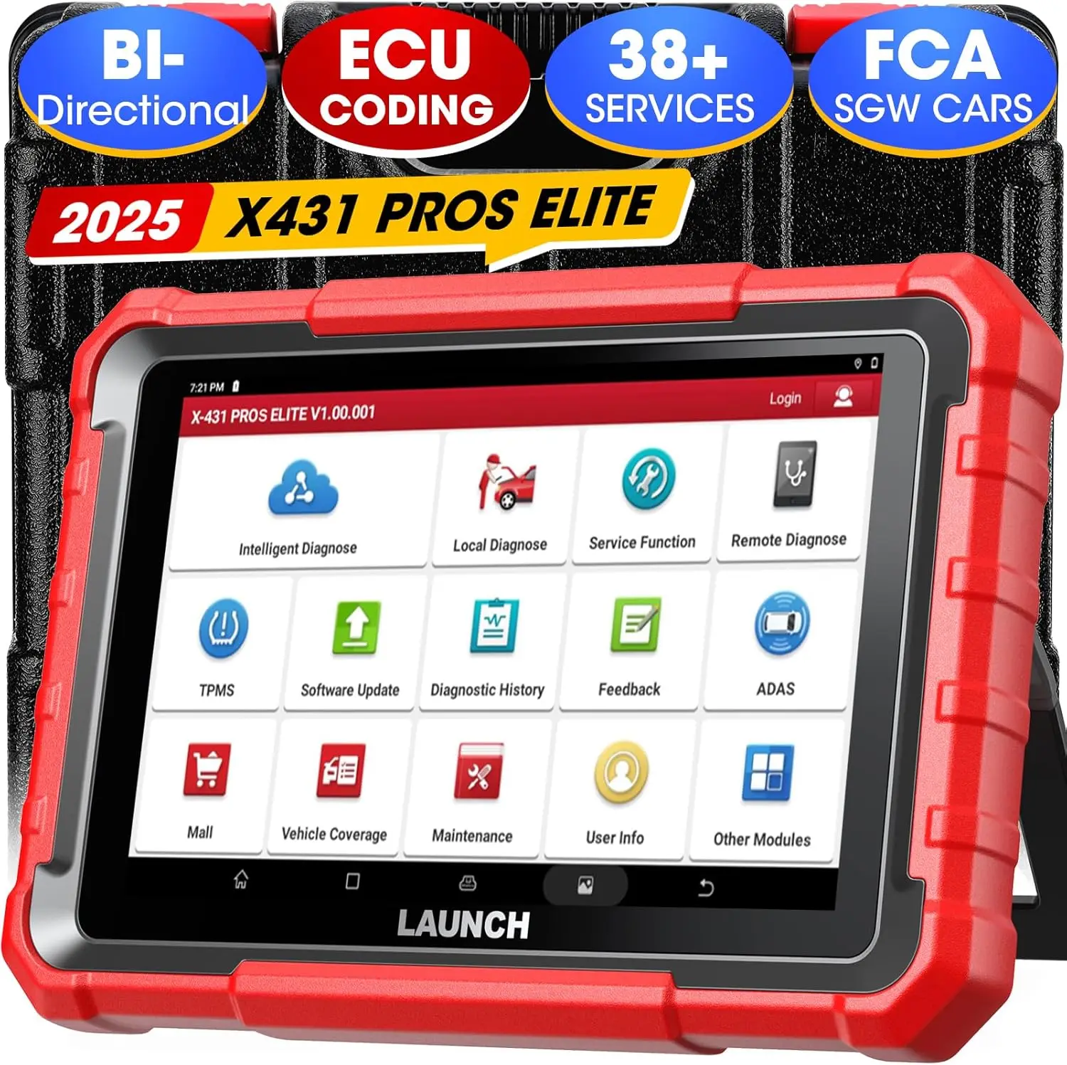 LAUNCH X431 PROS Elite Car Diagnostic Tools Professional OBD2 Diagnost Auto Automotive Tool Scan Autoscanner 2 Years Free Update