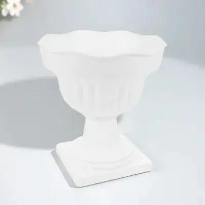 

1Pcs Creative Roman Pedestal Flowerpot Small Plastic Plant Pot for Balcony Garden Wedding Decoration Modern Decorative Flower