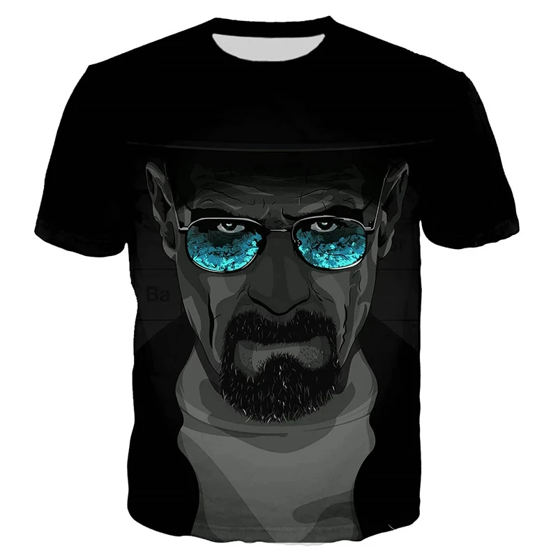 Breaking Bad Men\'s and Women\'s T-Shirts 3D Printed Shirts Casual Harajuku Style Oversized Unisex Streetwear Cool Tops Summer