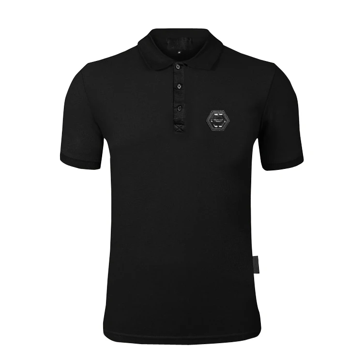 2022 short sleeve polo shirt men\'s pure cotton breathable simple top fashion European station trend summer leisure