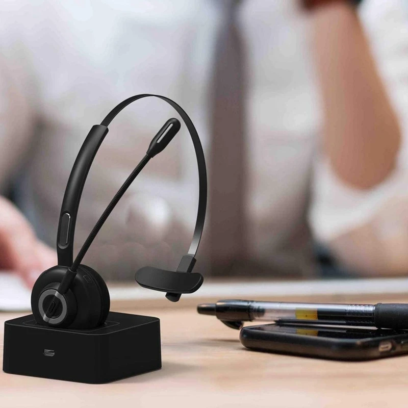 Noise Cancelling Bluetooth Headset For Cell Phones 5