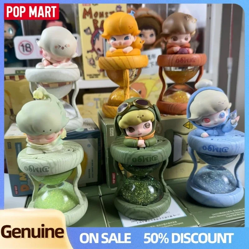 

Popmart Dimoo Воспоминания Мы держимо Слипая коробка Флэш-песочные часы Хрустальный шар Загадочная коробка Игрушка Соберите модные игрушки Настольная модель Подарок