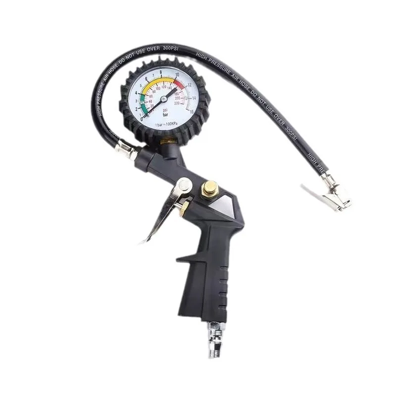 Digital Tire Inflator Gauge Industrial Air Pressure Checker Mechanical Tyre Monitor Accurate Automotive Repair Measurement Tool